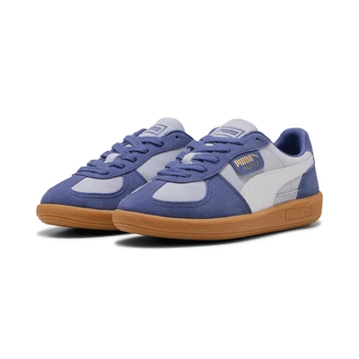 Abbildung von Puma Palermo Unisex Sneaker low, Größe: 42, Blue/light blue Veloursleder