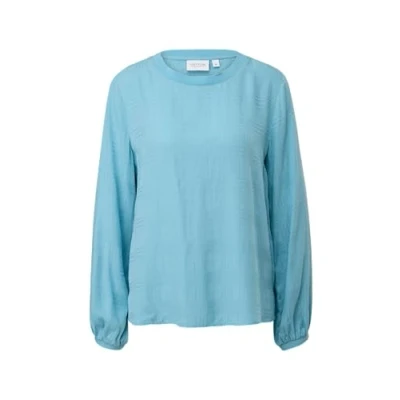 Abbildung von comma casual identity Bluse, Damen, Größe: 40, Helles türkis