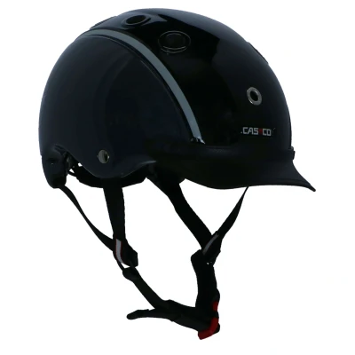 Abbildung von Casco Reithelm Nori Schwarz/Grau/Horseshoe XS