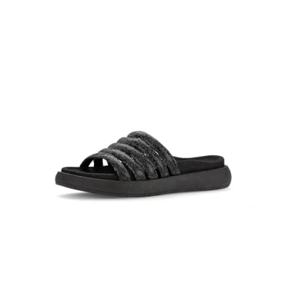 Abbildung von Gabor Damen Pantoletten, Frauen Slipper,Best Fitting,Backless Slipper,Gartenschuhe,Sommerschuhe,sommerclogs,Sandalen,Mules,schwarz,38 EU / 5 UK