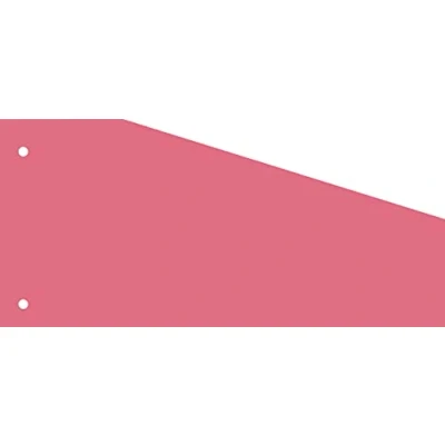 Abbildung von Kangaro 07070 13 TR Trennstreifen, Papier, Rosa, 235x105 Trapez