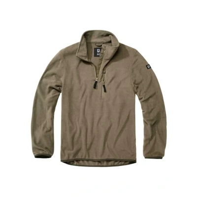 Abbildung von Brandit Troyer Fleecejacke, Herren, Größe: Medium, Olive