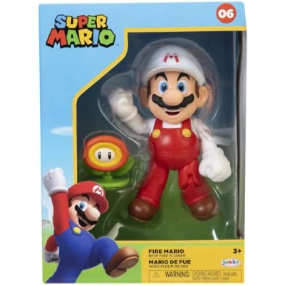 Abbildung von Nintendo Super Mario Figur Fire in Sammlerbox, 10 cm