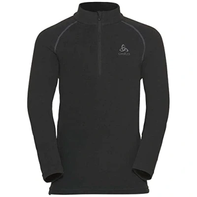 Abbildung von Odlo Kinder Langarm Shirt mit Reißverschluss RIGI, black, 128