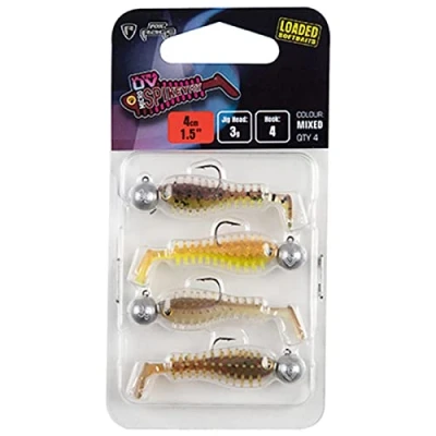 Abbildung von Fox Rage Micro Spikey Fry Mixed UV Colour Pack Loaded Softbaits 4cm (3g) Gummifisch