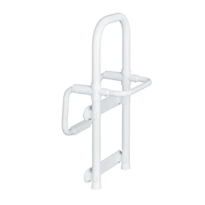 Abbildung von WENKO Secura Einstiegshilfe für die Badewanne, Belastbar mit bis zu 150 kg, Strapazierfähiges Aluminium/Kunststoff, 23 x 52 22,5 39 cm, Weiß