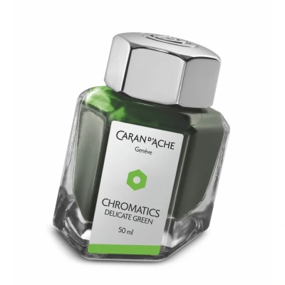 Abbildung von Caran d&#039;Ache Tintenfass Delicate Green 50ml Kostenlose Gravur