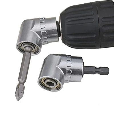 Abbildung von TIMESETL 105 Winkelschrauber Vorsatz Adapter mit 1/4 Zoll Schnellwechsel und Magnetischen Bit Halter Winkelschraubendreher Winkelschraubvorsatz Winkelgetriebe