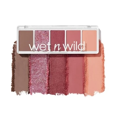 Abbildung von Wet n Wild, Color Icon 5 Pan Palette, Lidschattenpalette mit Hochpigmentierten Farbtönen für dein Tägliches Make up, Langanhaltend und Leicht Verblendbar, Full Bloomin&#039;