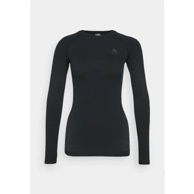 Abbildung von ODLO CREW NECK Performance WARM Sport Tshirt, Damen, Größe: Small, Black