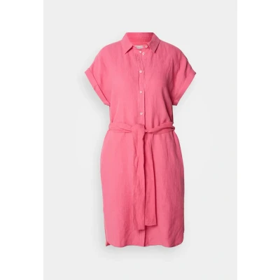 Abbildung von Marc O&#039;Polo Shirt Dress Short Length Collar BELT AT Waist Blusenkleid, Damen, Größe: 34, Blushed pink