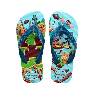 Abbildung von Havaianas Kids Minecraft White Blue COMFY, Flipflop, WHITE/BLUE