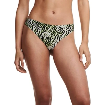 Abbildung von Chantelle SOFTSTRETCH, Tanga, Unnsichtbare Unterwäsche für Dame, Einheitsgröße von 36 bis 44 (EU), Mehrfarbiges Zebramuster,