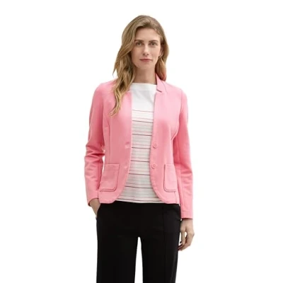 Abbildung von TOM Tailor Structure Blazer, Damen, Größe: Small, Bright rose