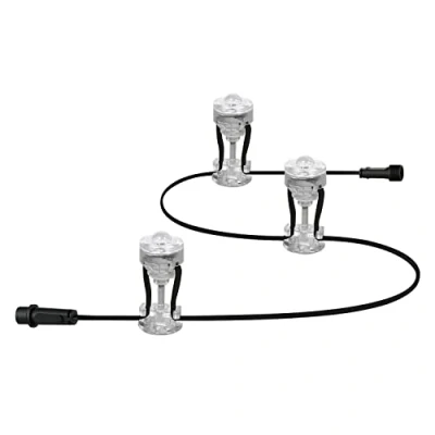 Abbildung von LEDVANCE LED Gartenleuchte, Lichterkette mit 3 weiteren Dots für Außen, Erweiterungspaket, Warmweiß (3000K), 2.1W, ENDURA GARDEN DOT EXT 3P