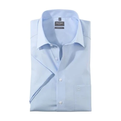 Abbildung von OLYMP Herren Businesshemd Langarm Luxor,Einfarbig,Comfort fit,New Kent,blau 15,46