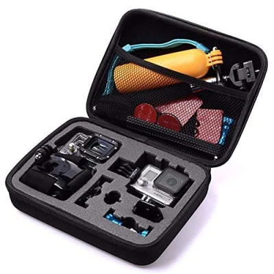 Abbildung von TEKCAM Tragetasche für Actionkamera, schützende Aufbewahrungstasche, kompatibel mit GoPro Hero 13, 12, 11, 10, 9, 8, 7, Akaso EK7000, Brave 4, 7 LE, Apeman, Apexcam, Dragon Touch