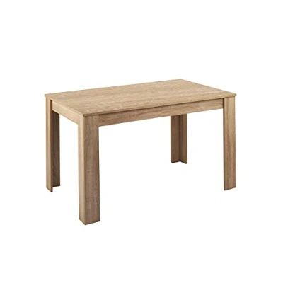 Abbildung von byLIVING Esstisch NEPAL / Moderner Küchentisch in Weiß Großer Tisch 120 x 80, H 75 cm