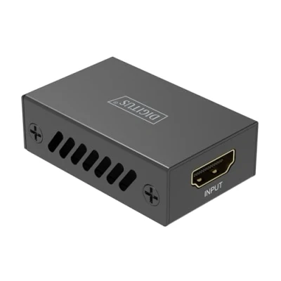 Abbildung von DIGITUS DS 55341 HDMI Repeater UHD 8K/60 Hz (HDTV: 7680 x 4320p) Max. 10 m 4K/60 13 Signalverstärker, 2.1, HDCP 2.3, Deep Color, DTS, Dolby Digital, LPCM Power: USB C