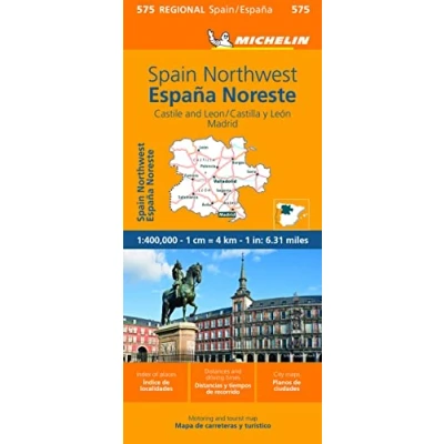 Abbildung von Michelin Kastilien León, Madrid: Straßen und Tourismuskarte 1:400 000 (MICHELIN Regionalkarten)