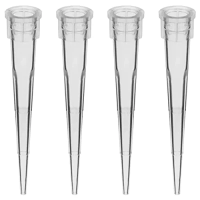 Abbildung von stonylab 10 µL Pipettenspitzen, 300 pcs Universal Polypropylen Pipetten Spitzen Labor Klare Pipettenspitzen Flüssigkeitsübertragung für Chemie