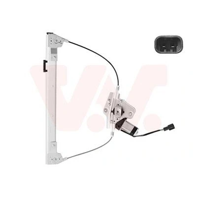 Abbildung von Van Wezel Fensterheber vorne rechts elektrisch mit Elektromotor ohne Komfortfunktion 1709262 FIAT: Panda II Hatchback