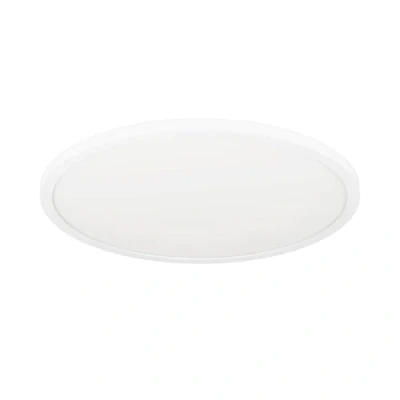 Abbildung von EGLO connect.z Smart Home LED Deckenleuchte Rovito Z, Ø 42 cm, ZigBee, App und Sprachsteuerung Alexa, Lichtfarbe einstellbar (warmweiß kaltweiß), RGB Backlight, dimmbar, Deckenlampe weiß