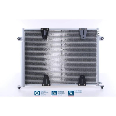Abbildung von NISSENS 940373 Klimakondensator mit Trockner Aluminium 609 R 134a
