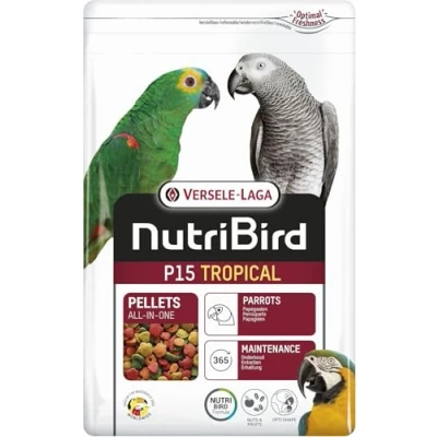 Abbildung von VERSELE LAGA NutriBird P15 Tropical Extrudierte Pellets Erhaltungsfutter für Papageien Mehrfarbig 3kg