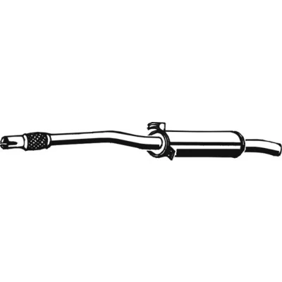 Abbildung von ASMET 04.029 Mittelschalldämpfer VOLKSWAGEN: Polo II Coupe, Hatchback