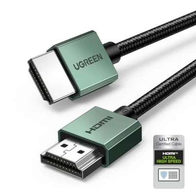 Abbildung von UGREEN 8K HDMI Kabel, 2.1 Kabel 10K 60Hz 4K 120Hz DynamicHDR, HDCP, eARC, High Speed 48Gbps Aluminium kompatibel mit PS5/PS4, Xbox Series X/S/HDTV Projektor (3M)