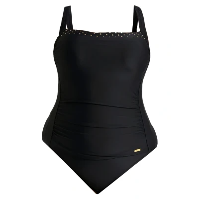 Abbildung von Lascana Swimsuit Badeanzug, Damen, Größe: 40xD, Black
