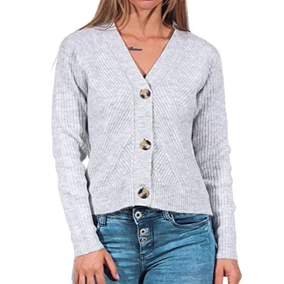 Abbildung von ONLY Strickjacke, Damen, Größe: XS, Light grey melange