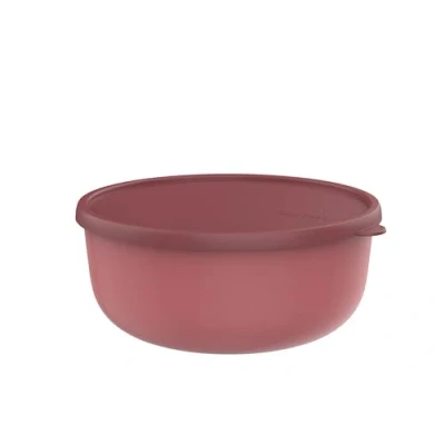 Abbildung von Mepal Mikrowellengeschirr Lumina Frischhaltedosen mit Deckel für Kühlschrank, Gefrierschrank, Dampfgarer &amp; Mikrowelle Mikrowellenschüsseln Aufbewahrungsbox 3000 ml Vivid mauve