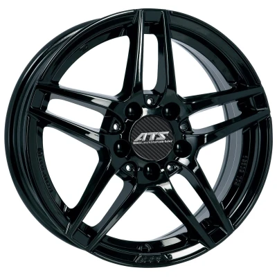 Abbildung von ATS 5 loch 17Zoll 112mm Alufelge Mizar hyper silber schwarz Horn poliert MZ65744M82 6 Felge
