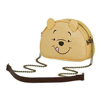 Abbildung von Winnie Puuh Face Heady Schultertasche, Gelb