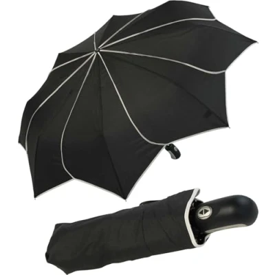 Abbildung von Damen Taschenschirm Pierre Cardin Auf Zu Automatik Sunflower schwarz