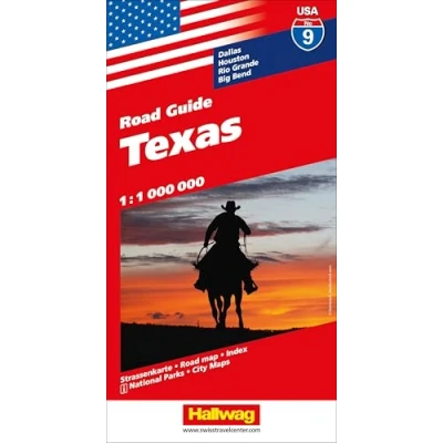 Abbildung von Hallwag Strassenkarte USA, Texas 1:1 Mio.: Mit Dallas, Houston, Rio Grande, Big Bend. Inkl. Stadtpläne, Ortsverzeichnis und Reiseinformationen (Hallwag Strassenkarten, Band 9)
