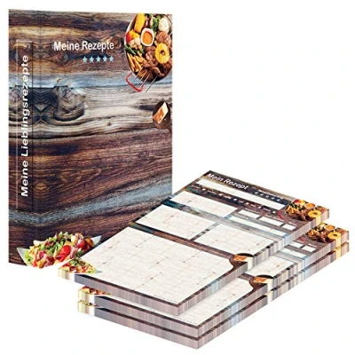 Abbildung von PRICARO Rezeptordner mit Rezeptblock &quot;Farmhouse&quot;, A4