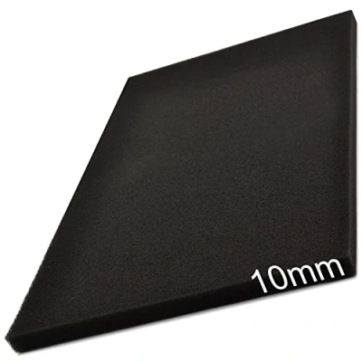Abbildung von Easyboost Luftfilterschaum Luftfiltereinsatz 28x15cm Dicke 10mm Universell zum Zuschneiden für Scooter Motorrad Quad Rasenmäher Motorsense Motorhacke Kettensäge Vergaser Luftfilterkasten
