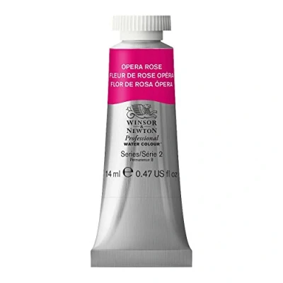 Abbildung von Winsor &amp; Newton 8840537 Professional Aquarellfarbe, lebendige Wasserfarben in Künstlerqualität, hohe Farbbrillanz Leuchtkraft, lichtecht, Archivqualität, 14ml Tube Opernrosa