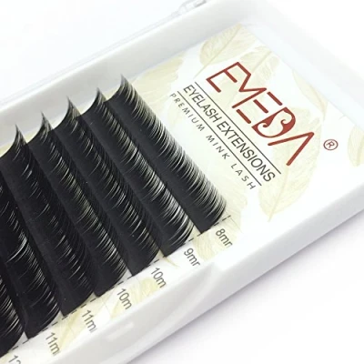 Abbildung von EMEDA Falsche wimpern Extensions set 0,07mm J curl mix 3D Individuelle verlängerung 8 15mm Wimpernverlängerung für Salon künstliche einzeln eine nach der anderen