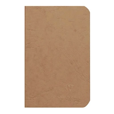Abbildung von Calligraphe 73410C Heft AgeBag (9 x 14 cm, Taschenformat, ideal für unterwegs, blanko, 48 Blatt) 1 Stück braun