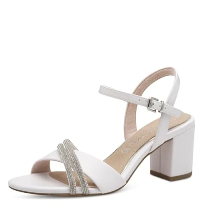 Abbildung von Marco Tozzi Riemensandalette, Damen, Größe: 40, White Schuhe