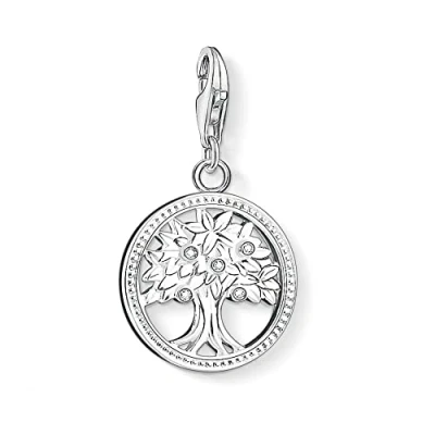 Abbildung von Thomas Sabo Damen Charm Anhänger Lebensbaum Club 925 Sterling Silber 1303 051 14