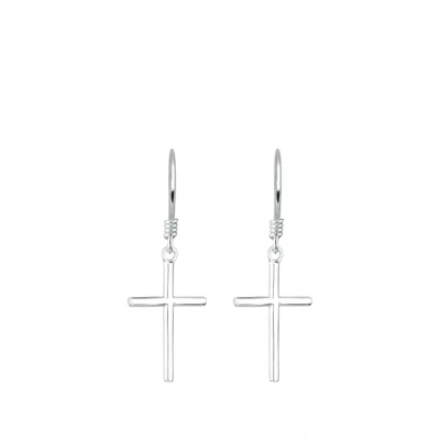 Abbildung von Elli Crosses Ohrringe, Damen, Größe: One Size, Silber