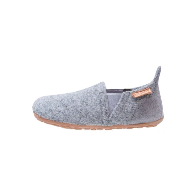 Abbildung von Bisgaard Unisex Kinder wol sailor Slipper, Grau, 34 EU