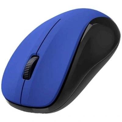 Abbildung von Hama Funkmaus kabellos (3 Tasten, 2,4GHz, 1200dpi, optische Maus kabellos, wireless, Computermaus, für Laptop/PC/Notebook, geräuschlos, Batterie, Rechtshänder, Linkshänder, USB Empfänger) blau