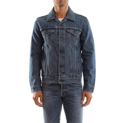 Abbildung von Levi&#039;s Herren The Trucker Jacke,Medium Stonewash,M