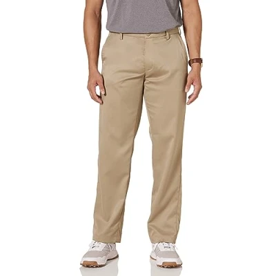 Abbildung von Amazon Essentials Herren Golf Stretchhose, Klassischer Schnitt (erhältlich in Big &amp; Tall), Khakibraun, 34W / 31L